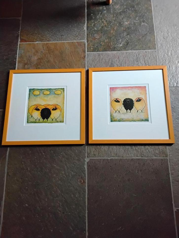 Wissellijsten met passe partout 43x43 cm, Huis en Inrichting, Woonaccessoires | Lijsten, Zo goed als nieuw, Minder dan 50 cm, Metaal of Aluminium