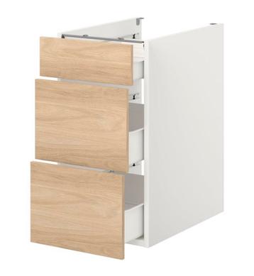 Ikea Enhet onderkasten met lades eikenpatroon - afbeelding 4