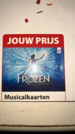 2 kaarten Frozen de musical, Tickets en Kaartjes, Twee personen