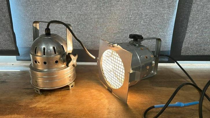2 stuks theaterlamp. Vintage uitstraling., Huis en Inrichting, Lampen | Hanglampen, Zo goed als nieuw, Minder dan 50 cm, Ophalen of Verzenden