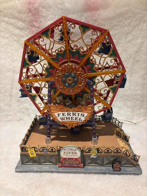 Lemax VICTORIAN FLYER FERRIS WHEEL- Retired, Diversen, Kerst, Zo goed als nieuw, Ophalen of Verzenden