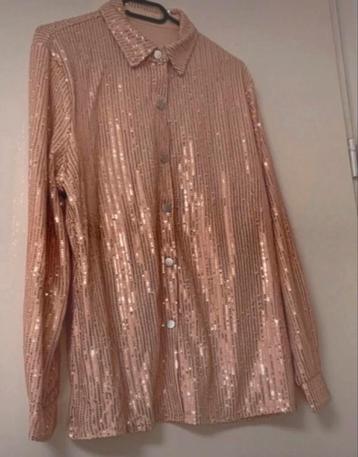 Glitter pailletten  Blouse - Maat M ( nieuw) beschikbaar voor biedingen