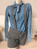 Steps jeans blouse strikblouse 34, Kleding | Dames, Blouses en Tunieken, Blauw, Steps, Zo goed als nieuw, Maat 36 (S)