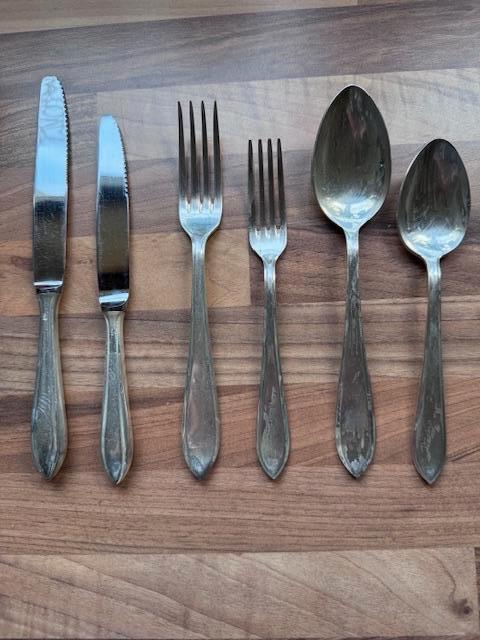 Sola verzilverd bestek 100, Antiek en Kunst, Antiek | Bestek, Ophalen of Verzenden