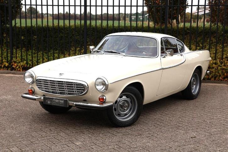 Volvo P1800 S, Auto's, Volvo, Bedrijf, Overige modellen, Benzine, Coupé, Handgeschakeld, Origineel Nederlands, Wit, Bruin, Leder