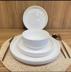 La Blanchette Wit Servies 24-delig, Keramiek, Nieuw, Ophalen of Verzenden, Effen