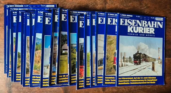 Eisenbahn Kurier, Jrg. 2023 , 2024 ,19 Tijdschriften, Boeken, Tijdschriften en Kranten, Zo goed als nieuw, Overige typen, Ophalen of Verzenden