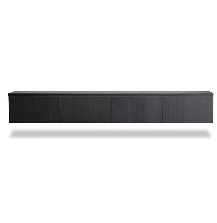 tv dressoir 240cm donker bruin antraciete zwevend, Huis en Inrichting, Kasten | Televisiemeubels, Nieuw, Minder dan 100 cm, 25 tot 50 cm