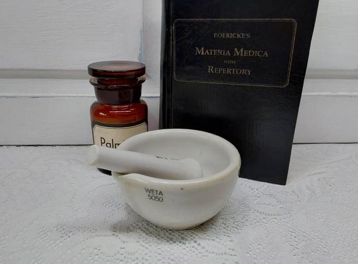 Vintage stamper en vijzel, Antiek en Kunst, Curiosa en Brocante, Ophalen of Verzenden