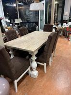 Eettafel met stoelen, Antiek en Kunst, Antiek | Meubels | Tafels, Ophalen