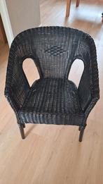 GRATIS Rotan stoel (zwart), Ophalen, Zo goed als nieuw