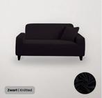 Zwarte Bankhoes 4-Persoons, Ophalen, Nieuw, Rechte bank, Stof