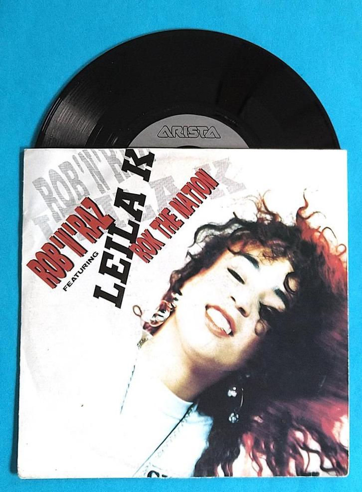 Leila K ft. Rob n Raz - Rok the nation, Cd's en Dvd's, Vinyl Singles, Zo goed als nieuw, Single, Dance, 7 inch, Verzenden