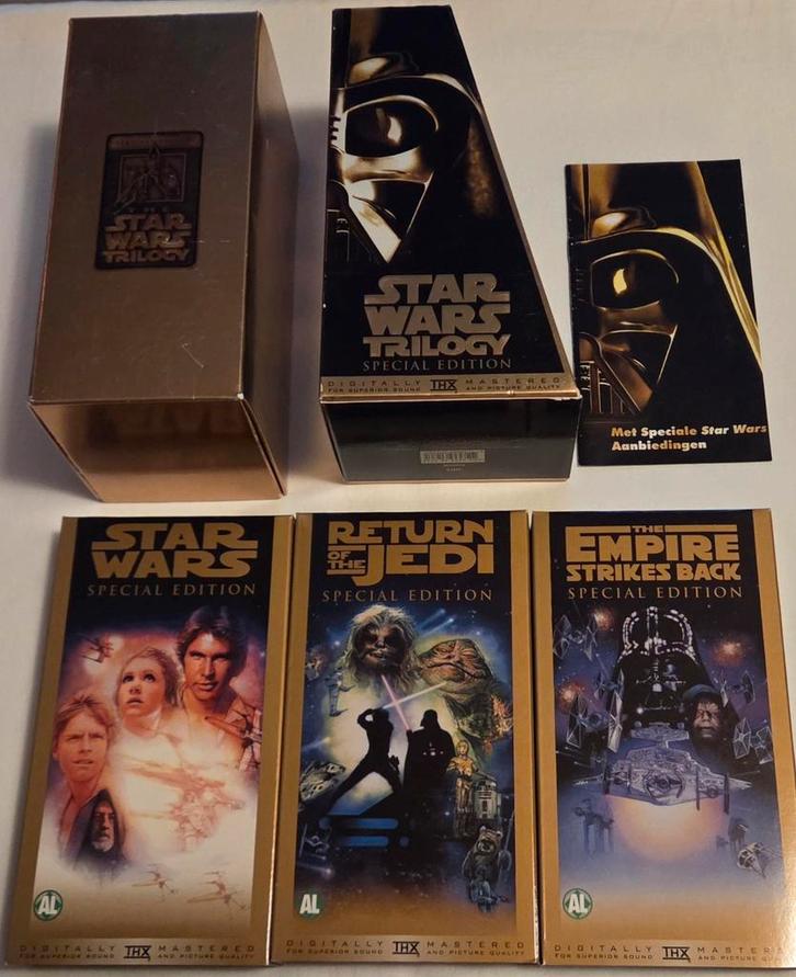 Star Wars Trilogy Special Edition Box-Set VHS Sci-Fi, Cd's en Dvd's, VHS | Film, Gebruikt, Actie en Avontuur, Alle leeftijden