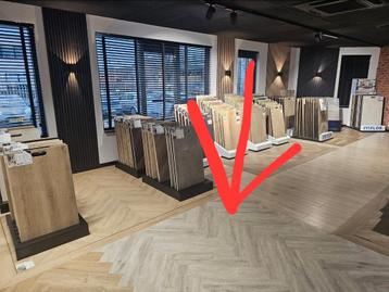 Spc pvc click grijs visgraat met ondervloer  beschikbaar voor biedingen