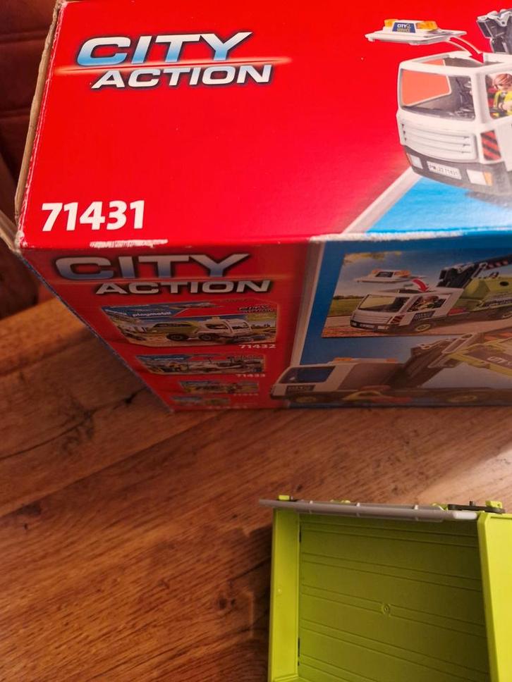 Playmobil City Action Vuilniswagen 71431, Kinderen en Baby's, Speelgoed | Playmobil, Zo goed als nieuw, Complete set, Ophalen of Verzenden