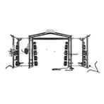 Matrix Magnum Mega Double Half Rack | Rek | Platform |, Sport en Fitness, Fitnessmaterialen, Overige typen, Gebruikt, Rug, Ophalen