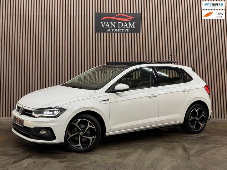 Volkswagen Polo 1.6 TDI R-Line 2019 DSG PANO LED VIRTUAL ACC, Auto's, Volkswagen, Bedrijf, Te koop, Polo, ABS, Adaptive Cruise Control