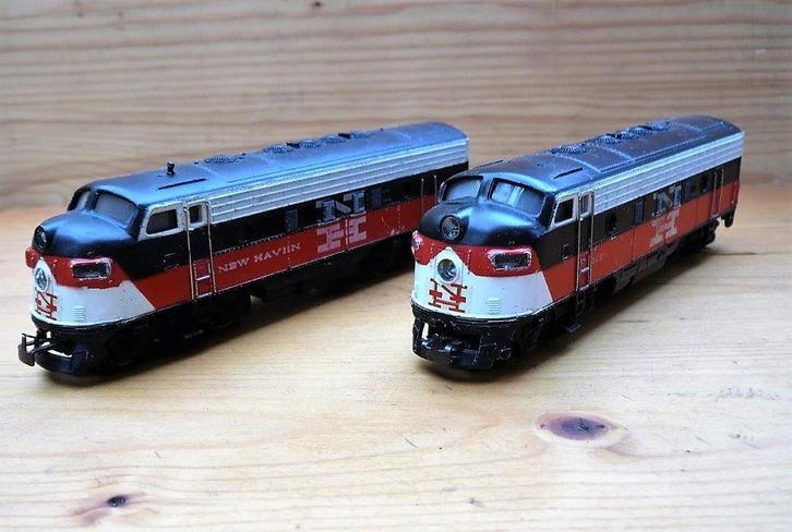Märklin 3062 - 4062 A - B unit New Haven F7 Dieselloc., Hobby en Vrije tijd, Modeltreinen | H0, Gebruikt, Locomotief, Wisselstroom