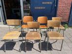 diverse vintage schoolstoelen, stoelen, Ophalen