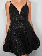Black Sequin Party Dress – Size S (EU 36) S /, Verzenden, Zwart, Zo goed als nieuw, Maat 36 (S)