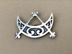 Sterling Zilver Broche Keltisch Schotland, Ophalen of Verzenden, Zilver, Broche