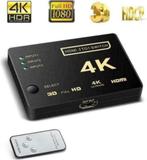 4K 3 Naar 1 HDMI Switch / Splitter / Hub Verdeler Schakelaar, Audio, Tv en Foto, Audiokabels en Televisiekabels, Nieuw, Ophalen of Verzenden