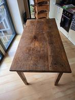 Antieke eettafel (schrobtafel), Ophalen
