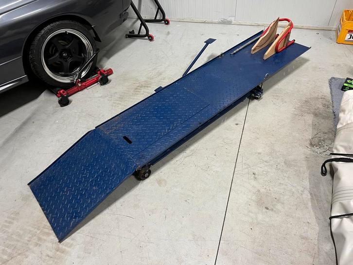 Motor hefbrug, Auto diversen, Autogereedschap, Zo goed als nieuw, Ophalen