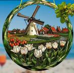 Raamhanger Molen met witte Tulpen, Tuin en Terras, Ophalen of Verzenden, Nieuw