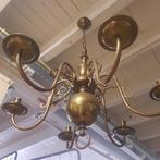 Drie antieke kandelaars te koop (messing), Ophalen, Koper of Brons