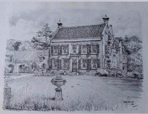 Maartensdijk ... "Rustenhoven" ..., Antiek en Kunst, Kunst | Tekeningen en Foto's, Ophalen of Verzenden
