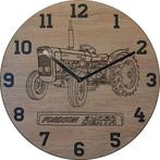 Themaklok met een Ford Super Dexta tractor als thema, Ophalen of Verzenden, Nieuw, Wandklok