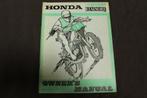 Honda CR250M Elsinore 1973 motorcycle owner's mnaual CR 250, Motoren, Ophalen of Verzenden, Honda