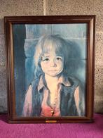 Huilend weeskind Schilderij (J. Bragolin), Antiek en Kunst, Ophalen