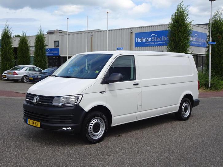 Volkswagen Transporter 2.0 TDI L2H1 3 Zits Airco Trekhaak, Auto's, Bestelauto's, Bedrijf, Te koop, ABS, Airbags, Airconditioning