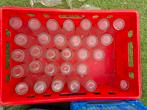 Krat Jupiler bierglazen (30 stuks), Ophalen, Glas of Glazen, Gebruikt, Glas