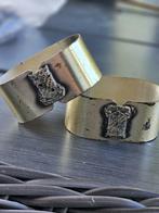 Servetring 2x Wapen van groningen, Sieraden, Tassen en Uiterlijk, Ophalen of Verzenden, Gebruikt