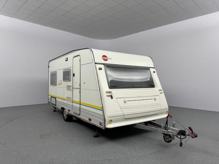 Bürstner Ventana Avantgarde 440 TS Mover Fietsendrager, Caravans en Kamperen, Caravans, Bedrijf, Treinzit, Bürstner, Lengtebed