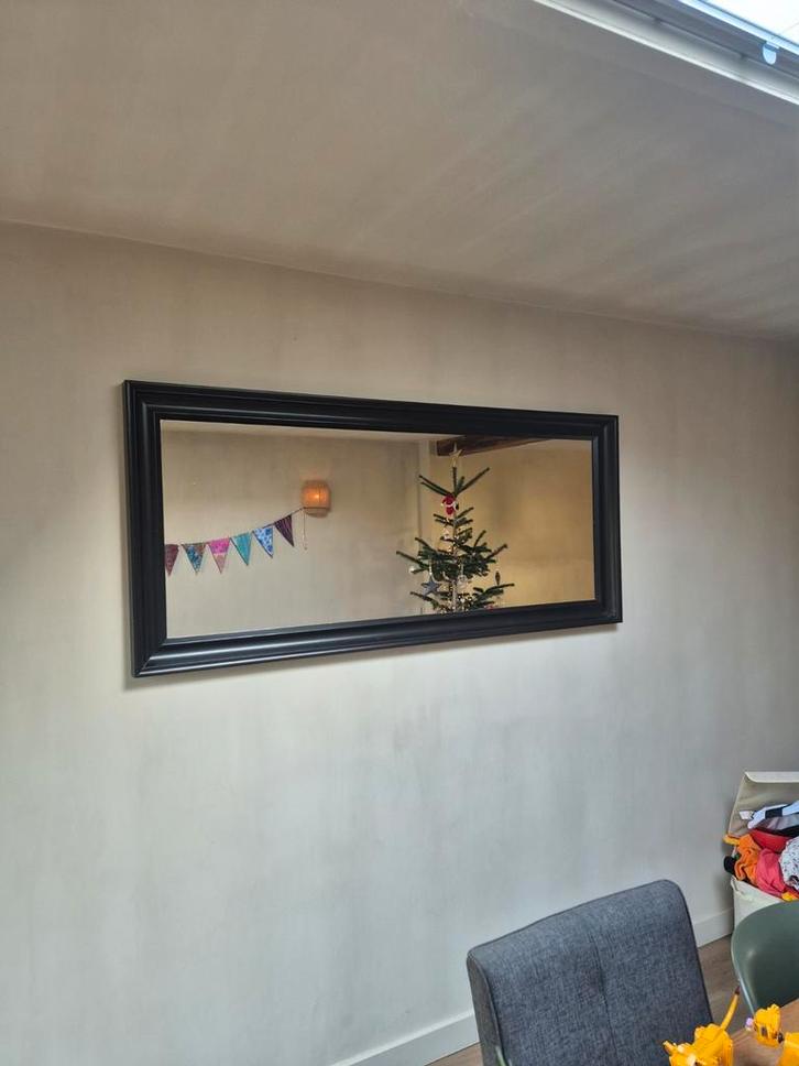 Spiegel landelijk sober industrieel inrichting interieur, Huis en Inrichting, Woonaccessoires | Spiegels, Zo goed als nieuw, Rechthoekig