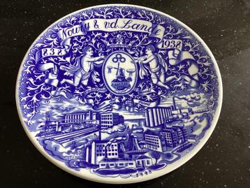 Delftsblauw herdenkingsbord beschikbaar voor biedingen