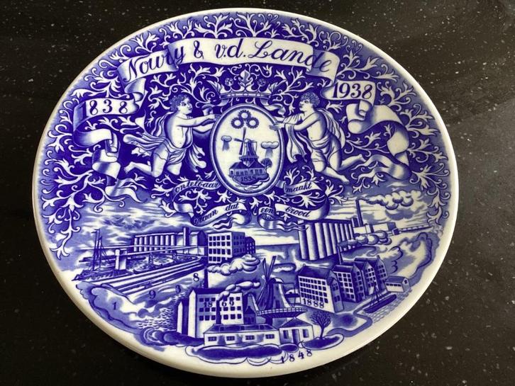 Delftsblauw herdenkingsbord, Antiek en Kunst, Antiek | Wandborden en Tegels, Ophalen of Verzenden
