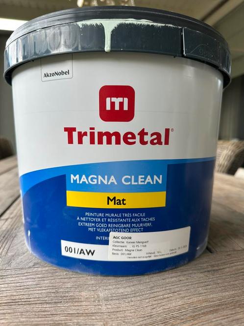 Te koop! Trimeral magna clean ig ps 1168 verf, Doe-het-zelf en Verbouw, Verf, Beits en Lak, Zo goed als nieuw, Verf, 5 tot 10 liter