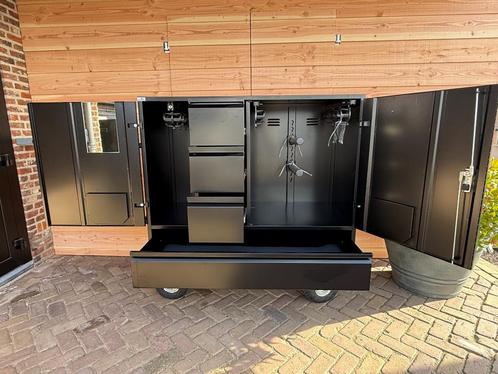 MAXI-COMFORT 260 BLACK Alfako Concourskast | zadelkast, Dieren en Toebehoren, Paarden en Pony's | Zadels, Nieuw, Ophalen
