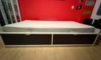 IKEA Opberg Bedframe + Auping Spiraalbodem + Matras 200x90, Huis en Inrichting, Slaapkamer | Bedden, Ophalen, Gebruikt, 90 cm