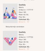 Seafolly bekini set zgan 42, Kleding | Dames, Badmode en Zwemkleding, Verzenden