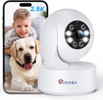 Ctronics 2.5K 4MP 5Ghz/2.4Ghz Wi-Fi Camera binnen 7 stuks beschikbaar voor biedingen