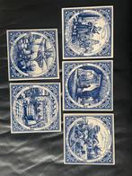 Delfts Blauwe Tegels - Set van 5, Ophalen