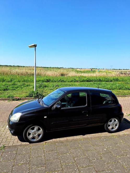 Renault Clio 1.2 55KW E3 2007 Zwart, Auto's, Renault, Particulier, Clio, ABS, Airbags, Airconditioning, Elektrische ramen, Radio