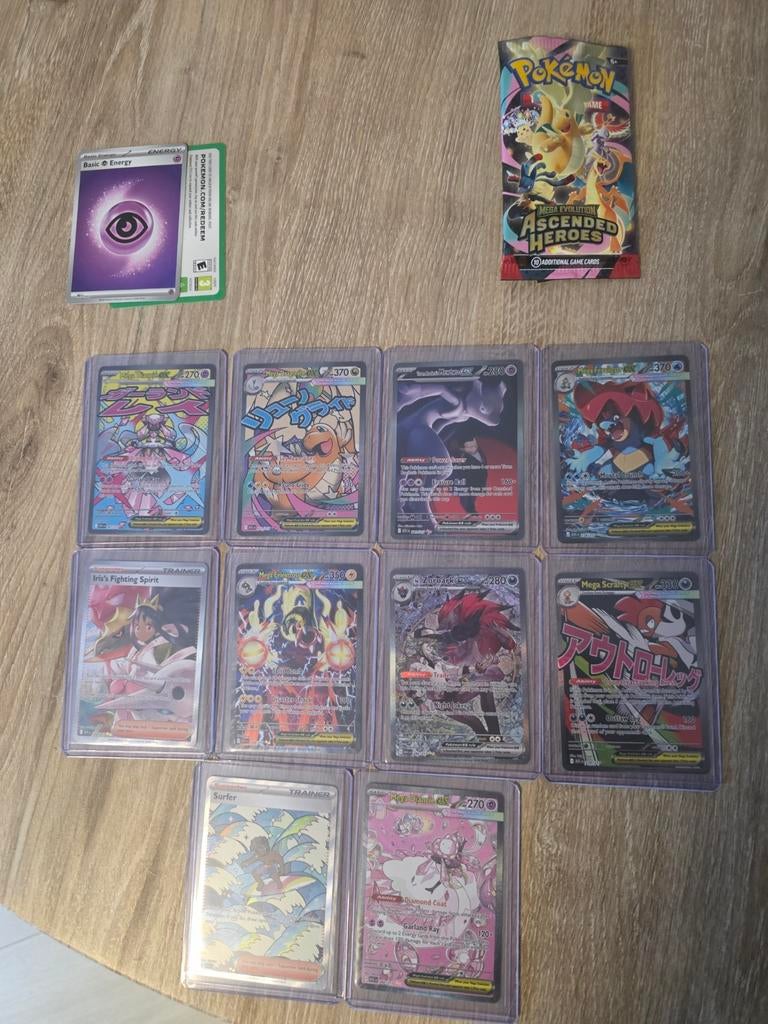 Pokémon Ascended Heroes GOD PACK - Pack Fresh!, Ophalen of Verzenden, Nieuw, Meerdere kaarten, Foil